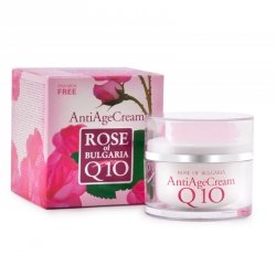 Różany Krem Przeciwstarzeniowy Q10, Rose of Bulgaria, 50ml