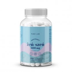 Ekstrakt z żeń-szenia 300 mg Pure Lab, Aura Herbals, 240 kapsułek