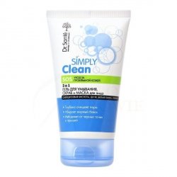 Dr.Sante Simply Clean 3 w 1 Żelowa Maska Peelingująca do Twarzy, 150ml