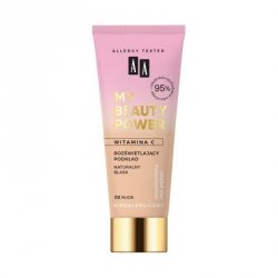 AA My Beauty Power Witamina C Podkład rozświetlający 02 Nude
