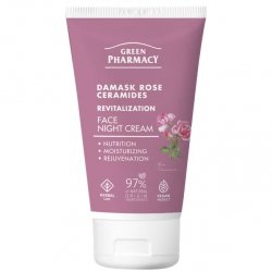 Róża damasceńska + Ceramidy Krem do twarzy na noc, Green Pharmacy, 50ml