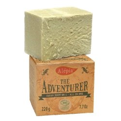 Мыло c Оливковым и Аргановым Маслом, Мыло Авантюриста, Алепия, 220 г
