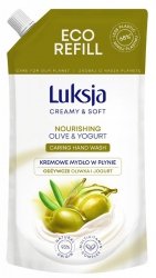 Luksja Creamy & Soft Odżywcze Kremowe Mydło w płynie Oliwka i Jogurt  400ml - zapas