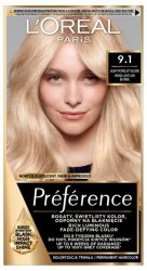 LOREAL Preference Farba do włosów 9.1 - Jasny Popielaty Blond 1 op.