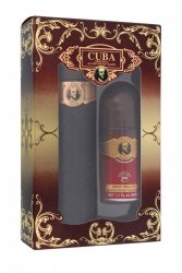 CUBA Zestaw prezentowy dla mężczyzn Gold (Woda toaletowa spray 100 ml + Dezodorant roll-on 50 ml)
