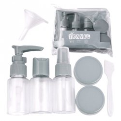 ECARLA Zestaw pojemniczków i akcesoriów podróżnych 7w1 KS122SZ