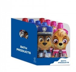 PSI PATROL Zestaw Żel pod prysznic i szampon 3w1 400 ml 1op.-8 szt. - mix