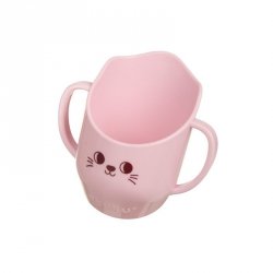 AKUKU Kubek do nauki picia różowy 150ml&
