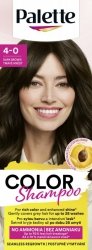 Palette Color Shampoo Szampon koloryzujący 4-0 Ciemny Brąz 50 ml