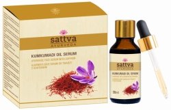 Ajurwedyjski serum do twarzy z szafranem, SATTVA, 30 ml