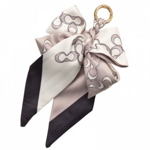 ECARLA Brelok do kluczy elegancki wzór kokarda BRL373 