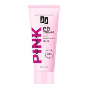 AA Pink Aloes Multi-nawilżający Krem do twarzy BB nr 02 Medium 30ml 