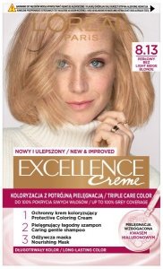 LOREAL Excellence Creme Farba do włosów 8.13 Perłowy beż 