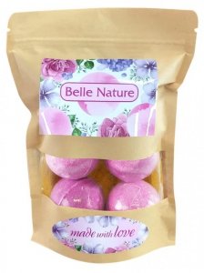 BELLE NATURE Musujące Kule do kąpieli - Leśne Jagody 1op.-(6x50g) 