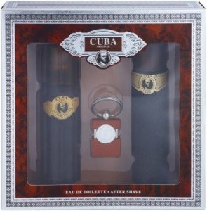Cuba Original Zestaw dla mężczyzn Woda toaletowa Cuba Gold + Woda po goleniu + Brelok 2 x 100 ml 