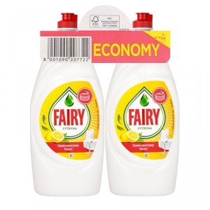 FAIRY Płyn do mycia naczyń Cytrynowy 2 x 900 ml 