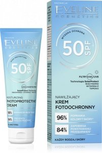 EVELINE Nawilżający Krem fotoochronny do twarzy SPF50 30ml 