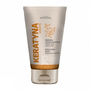 JOANNA Keratyna Maska odbudowująca do włosów szorstkich, matowych, łamliwych i zniszczonych 150g 