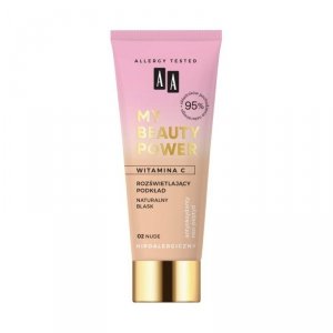 AA My Beauty Power Witamina C Podkład rozświetlający 02 Nude 