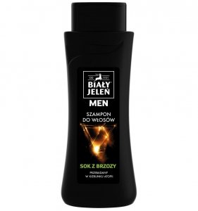 Biały Jeleń szampon do włosów MEN z sokiem z brzozy 300ml Data 08-2026 