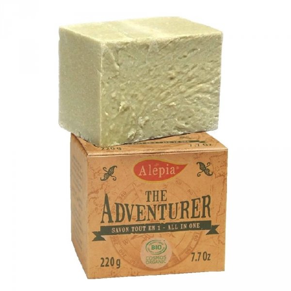 Organic Adventurer's Soap Bar, Alepia, 220 g