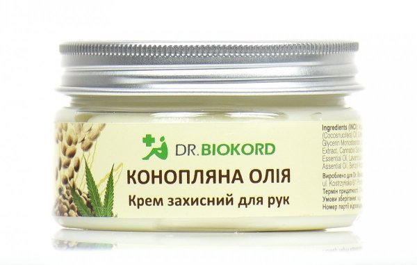 Protective Hemp Hand Cream, Dr. Biokord, 100% Natural, 100ml