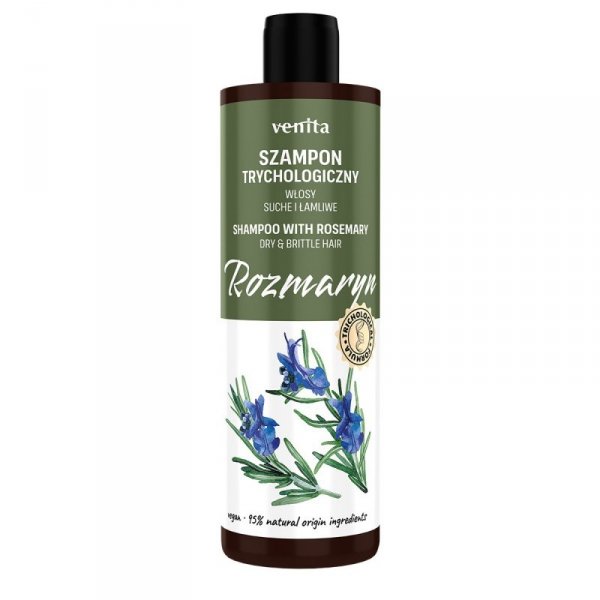 VENITA Trichological Formula Szampon trychologiczny Rozmaryn - do włosów suchych i łamliwych 300ml