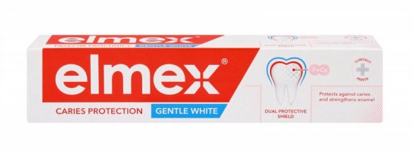 ELMEX Gentle White Pasta do zębów przeciwko próchnicy, wybielająca 75 ml