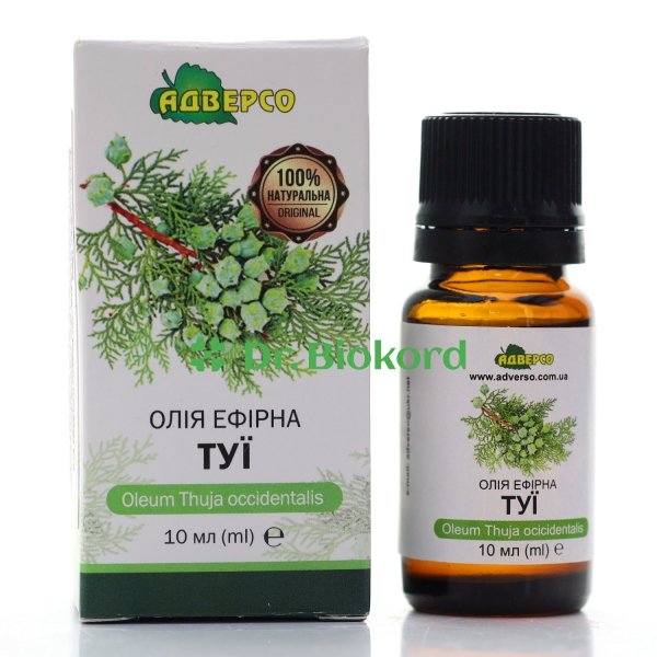 Thuja Essential Oil, Adverso, 100% Natural