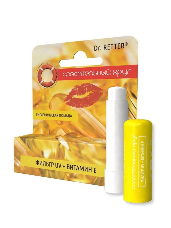 Vitamin E &amp; UV Filter Protecting Lip Balm, Dr.Retter