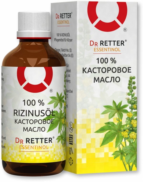 Olej Rycynowy, 100% Naturalny, Dr.Retter, 100 ml