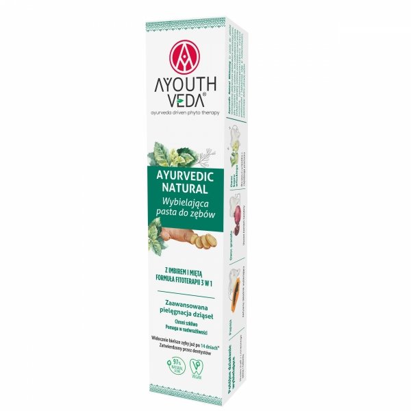 AYOUTHVEDA Ayurvedic Natural Pasta do zębów 100 g
