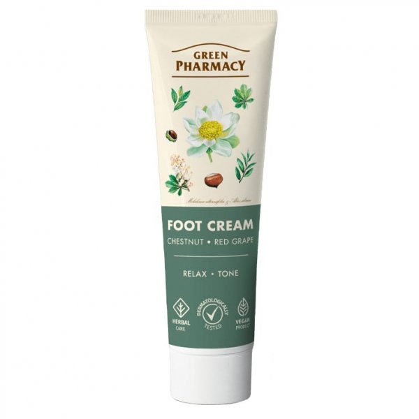 Krem do stóp relaksujący i tonizujący Green Pharmacy, 100ml