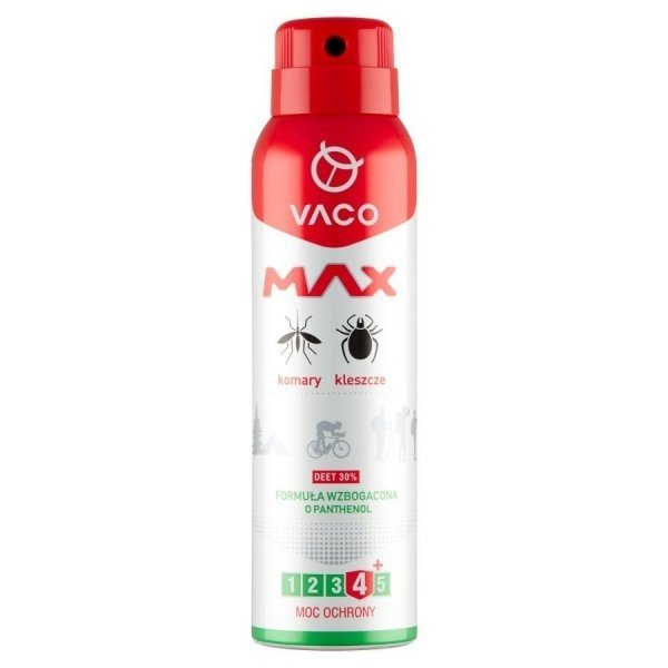 VACO MAX Spray na komary, kleszcze i meszki, 100ml