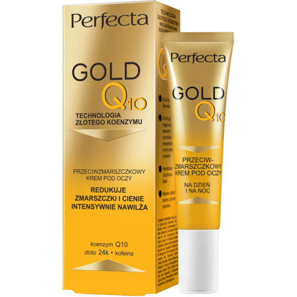 PERFECTA Gold Q10 Krem przeciwzmarszczkowy pod oczy 15 ml