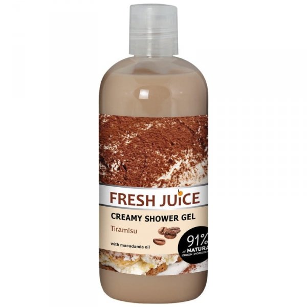 Kremowy Żel pod prysznic Tiramisu, Fresh Juice, 500ml