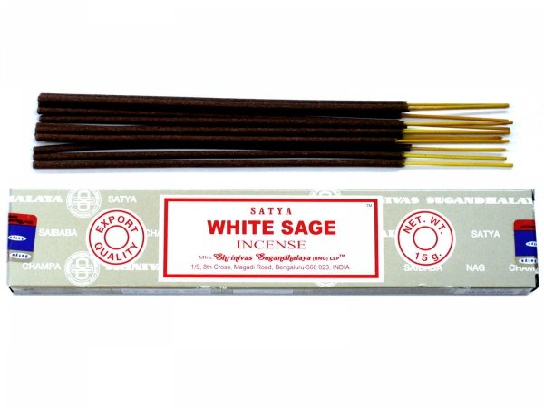 Biała Szałwia Kadzidełka Aromatyczne - White Sage Satya, 15g