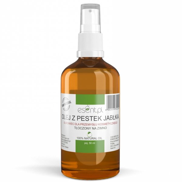 Olej z Pestek Jabłka tłoczny na zimno, Esent, 50ml