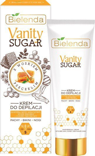 Bielenda Vanity Sugar Cukrowy Krem do depilacji - bikini,pachy,nogi 100ml