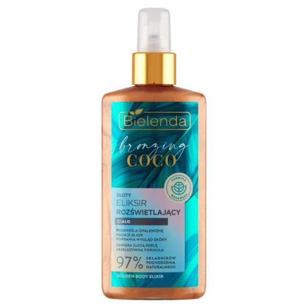 Bielenda Bronzing Coco Złoty Eliksir rozświetlający do ciała 150ml