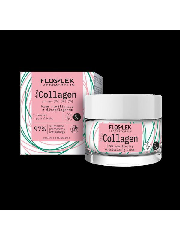 Floslek fitoCOLLAGEN pro age Krem nawilżający z fitokolagenem na dzień i na noc 50 ml