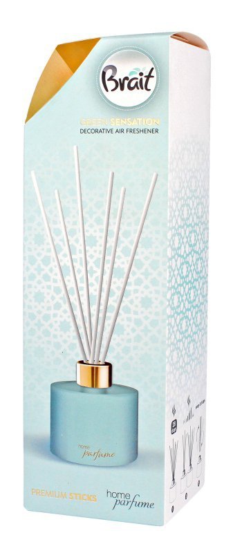 Brait Home Parfume Decorative Olejek zapachowy + patyczki Green Sensation  100ml