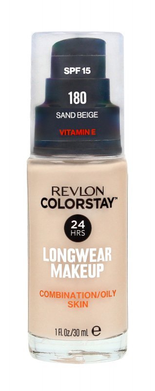 Revlon Colorstay 24H Podkład kryjąco-matujący nr 180 Sand Beige - cera mieszana i tłusta  30 ml