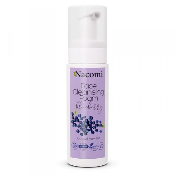 NACOMI Oczyszczająca Pianka do mycia twarzy - Blueberry 150ml