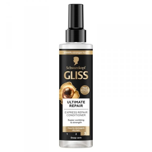 SCHWARZKOPF Gliss Ultimate Repair Ekspresowa Odżywka termoochronna do włosów mocno zniszczonych i suchych 200 ml