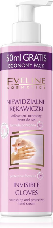 EVELINE Niewidzialne rękawiczki Odżywczo - ochronny krem do rąk 245 ml