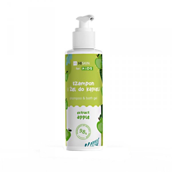 HISKIN for Kids Szampon i żel do kąpieli 2w1 - Extract Apple 280 ml