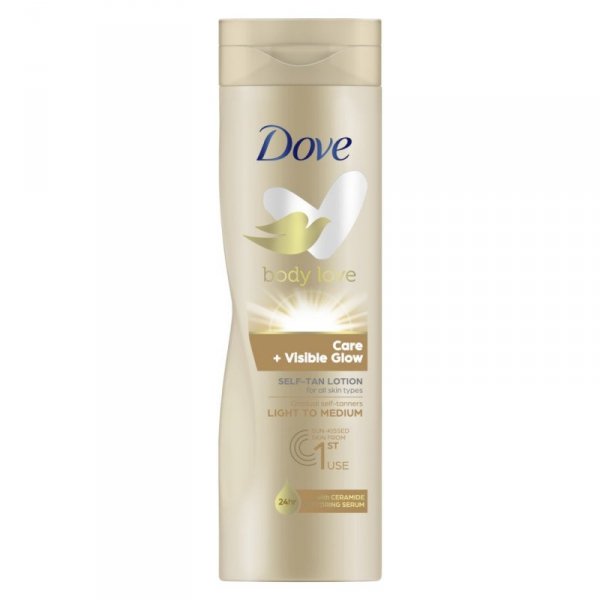 DOVE Body Love Balsam do ciała brązujący Light to medium 250 ml