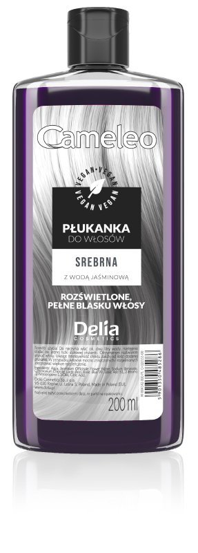 DELIA Cameleo Płukanka do włosów srebrna z wodą jaśminową 200 ml