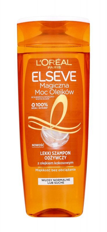 LOREAL ELSEVE Magiczna Moc Olejków Lekki szampon odżywczy z Olejkiem Kokosowy 400 ml